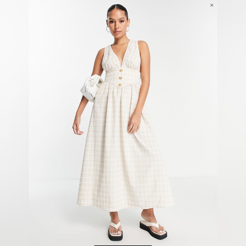 ASOS Gingham Dress - NWT